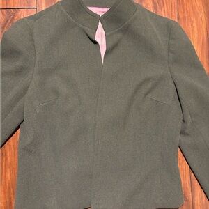 Trina Turk Luxury Gray Blazer